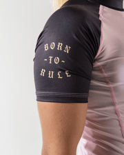 Born To Rule Womens S/S Rashguard No-Gi & Compression Kingz