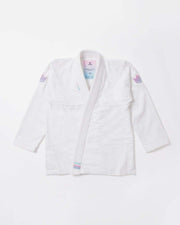Empowered Womens Jiu Jitsu Gi - White Kimonos Kingz