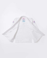 Empowered Womens Jiu Jitsu Gi - White Kimonos Kingz