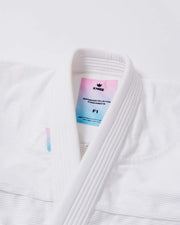 Empowered Womens Jiu Jitsu Gi - White Kimonos Kingz