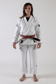 The ONE Womens Jiu Jitsu Gi - White - FREE White Belt (F3 only) KIMONOS KingzKimonos.com