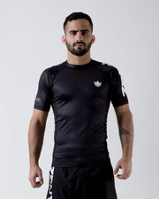 Ranked Performance S/S Rashguard Rash Guards Kingz XS Black