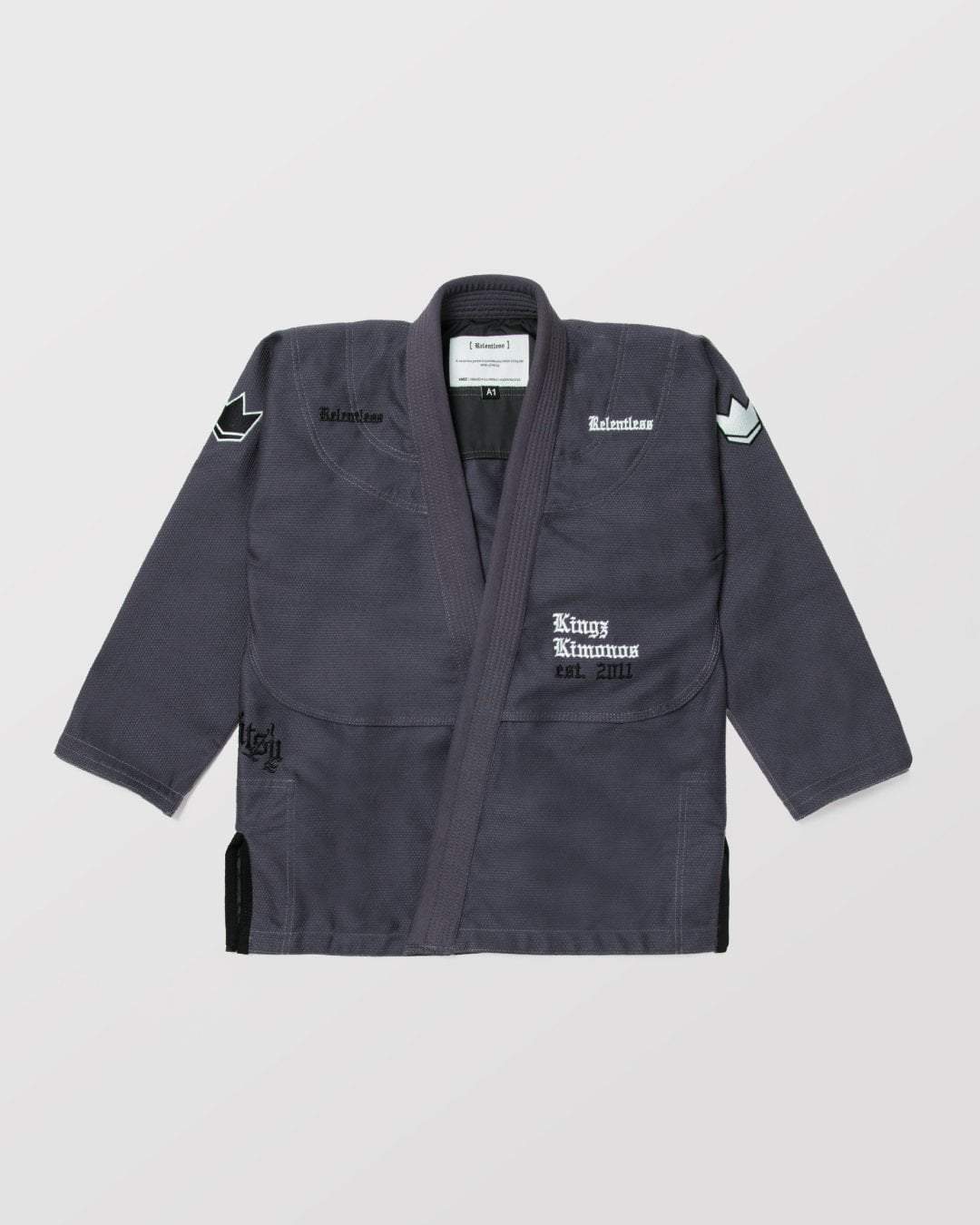 Relentless Jiu Jitsu Gi - Grey (A00 and A0 only)