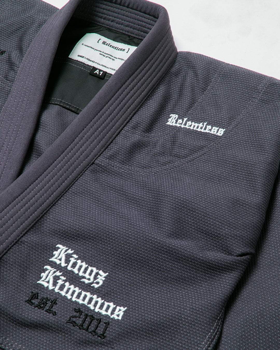 Relentless Jiu Jitsu Gi - Grey (A00 and A0 only)