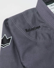 Relentless Jiu Jitsu Gi - Grey (A00 and A0 only) Jiu Jitsu Gear Kingz