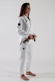 The ONE Womens Jiu Jitsu Gi - White - FREE White Belt (F3 only) KIMONOS KingzKimonos.com