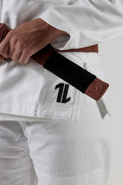 The ONE Womens Jiu Jitsu Gi - White - FREE White Belt (F3 only) KIMONOS KingzKimonos.com