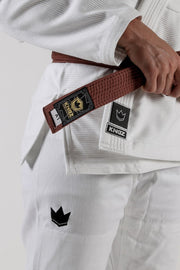 The ONE Womens Jiu Jitsu Gi - White - FREE White Belt (F3 only) KIMONOS KingzKimonos.com
