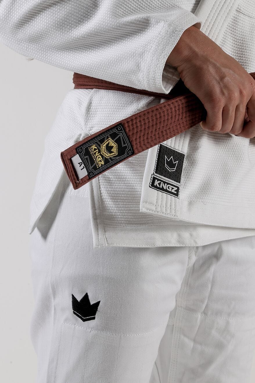 The ONE Womens Jiu Jitsu Gi - White - FREE White Belt (F3 only)
