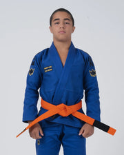 Comp V6 Youth Jiu Jitsu Gi - Blue Kimonos Kingz Blue M0000