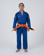 Comp V6 Youth Jiu Jitsu Gi - Blue Kimonos Kingz