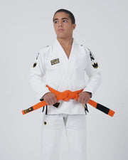 Comp V6 Youth Jiu Jitsu Gi - White Kimonos Kingz