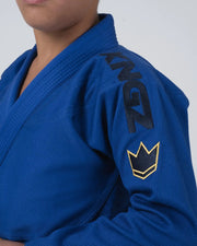 Comp V6 Youth Jiu Jitsu Gi - Blue Kimonos Kingz
