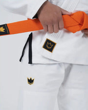 Comp V6 Youth Jiu Jitsu Gi - White Kimonos Kingz