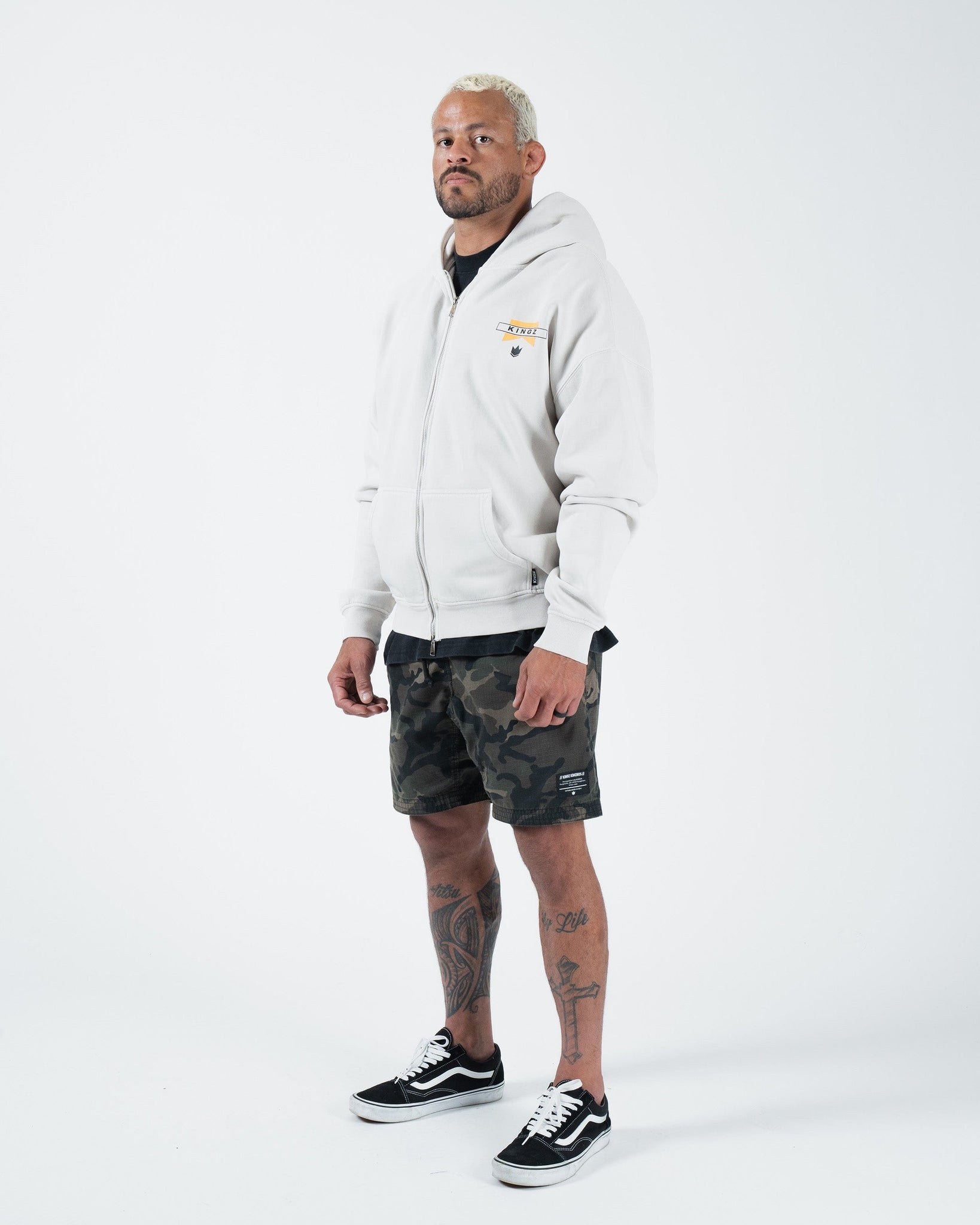 Flag Zip Up Hoodie