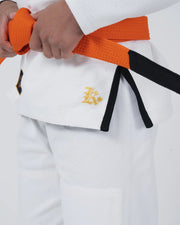 Comp V6 Youth Jiu Jitsu Gi - White Kimonos Kingz