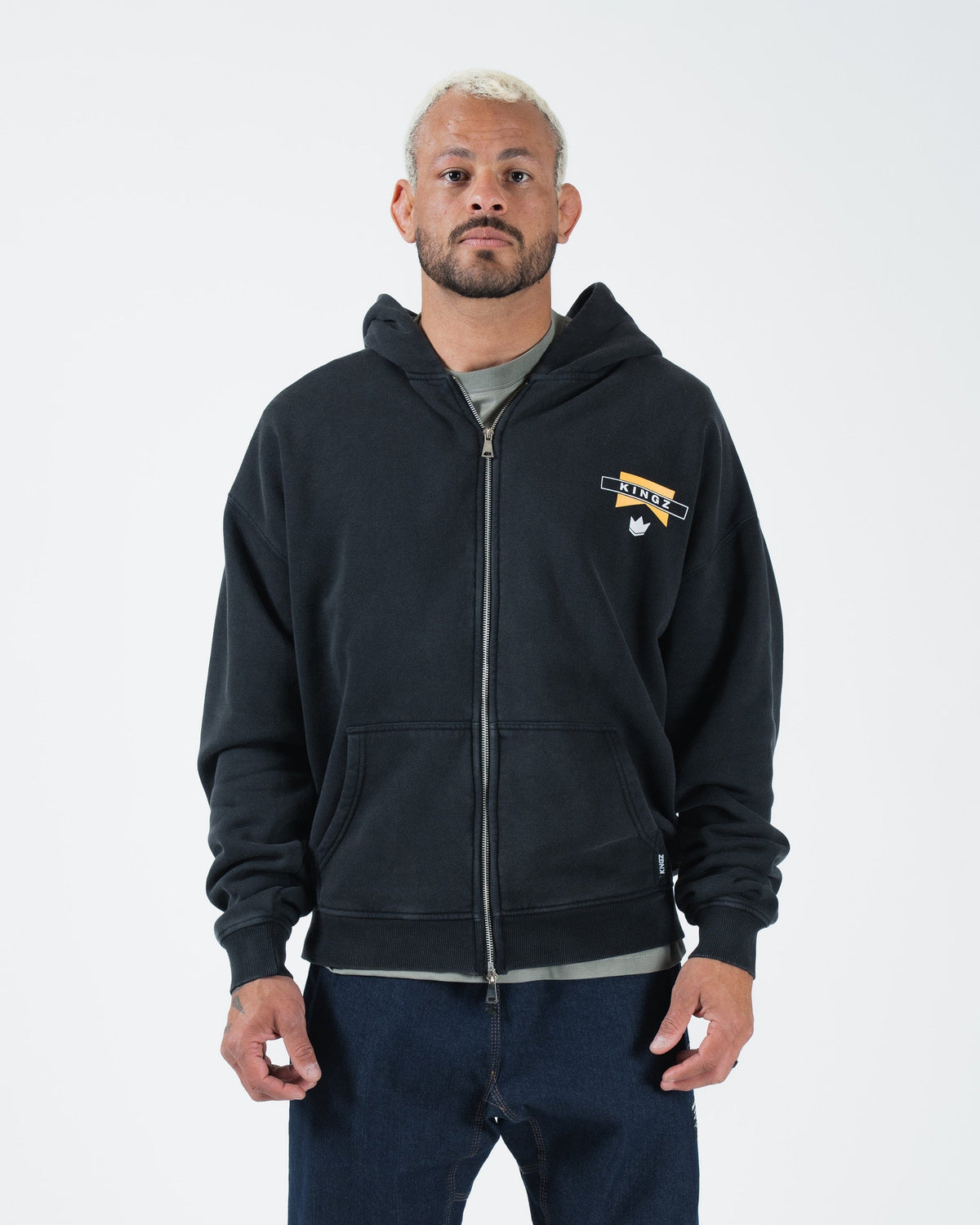 Kingz Flag Men's Zip Up Hoodie