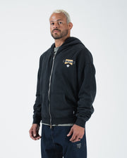 Flag Zip Up Hoodie Hoodies Kingz