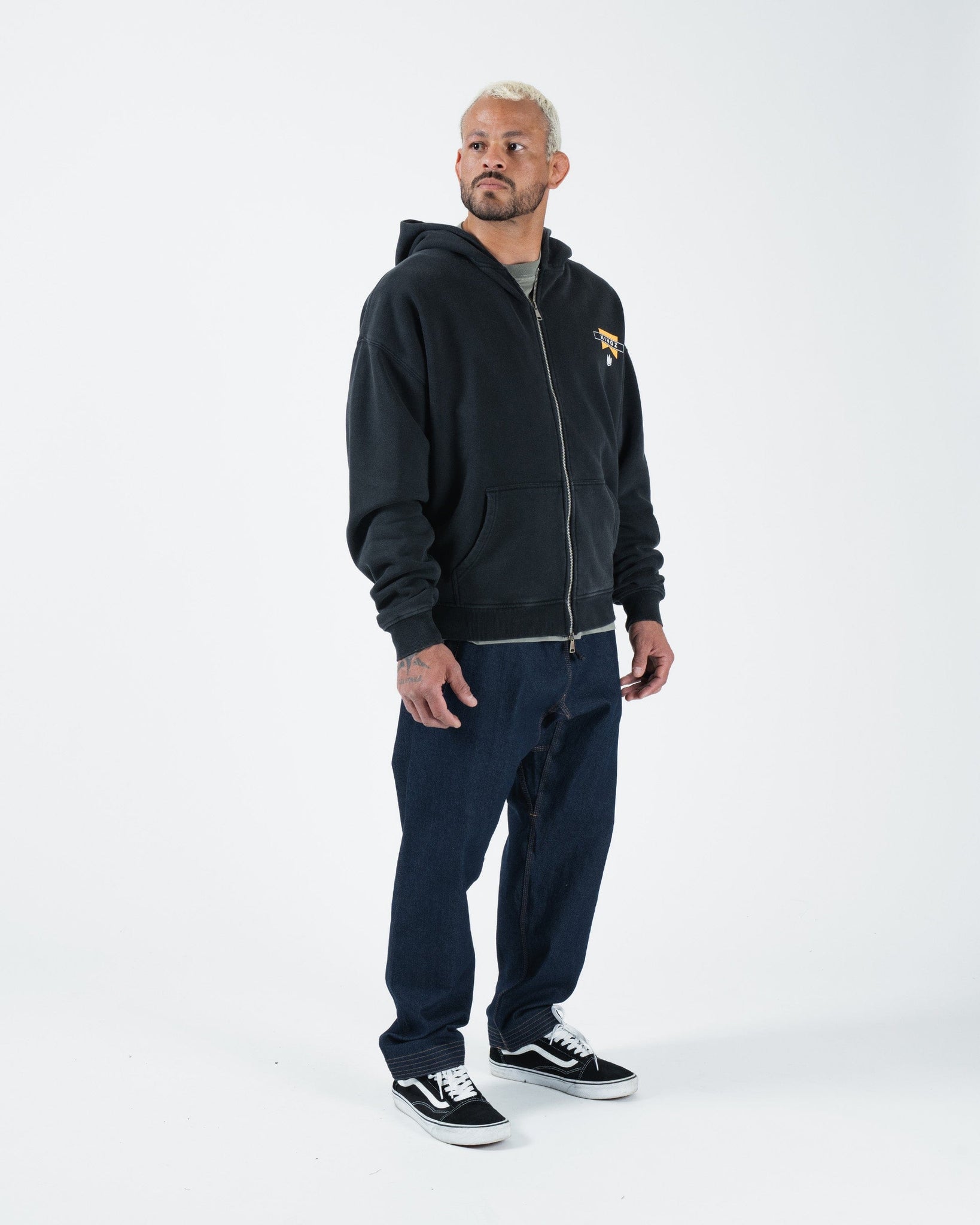 Flag Zip Up Hoodie