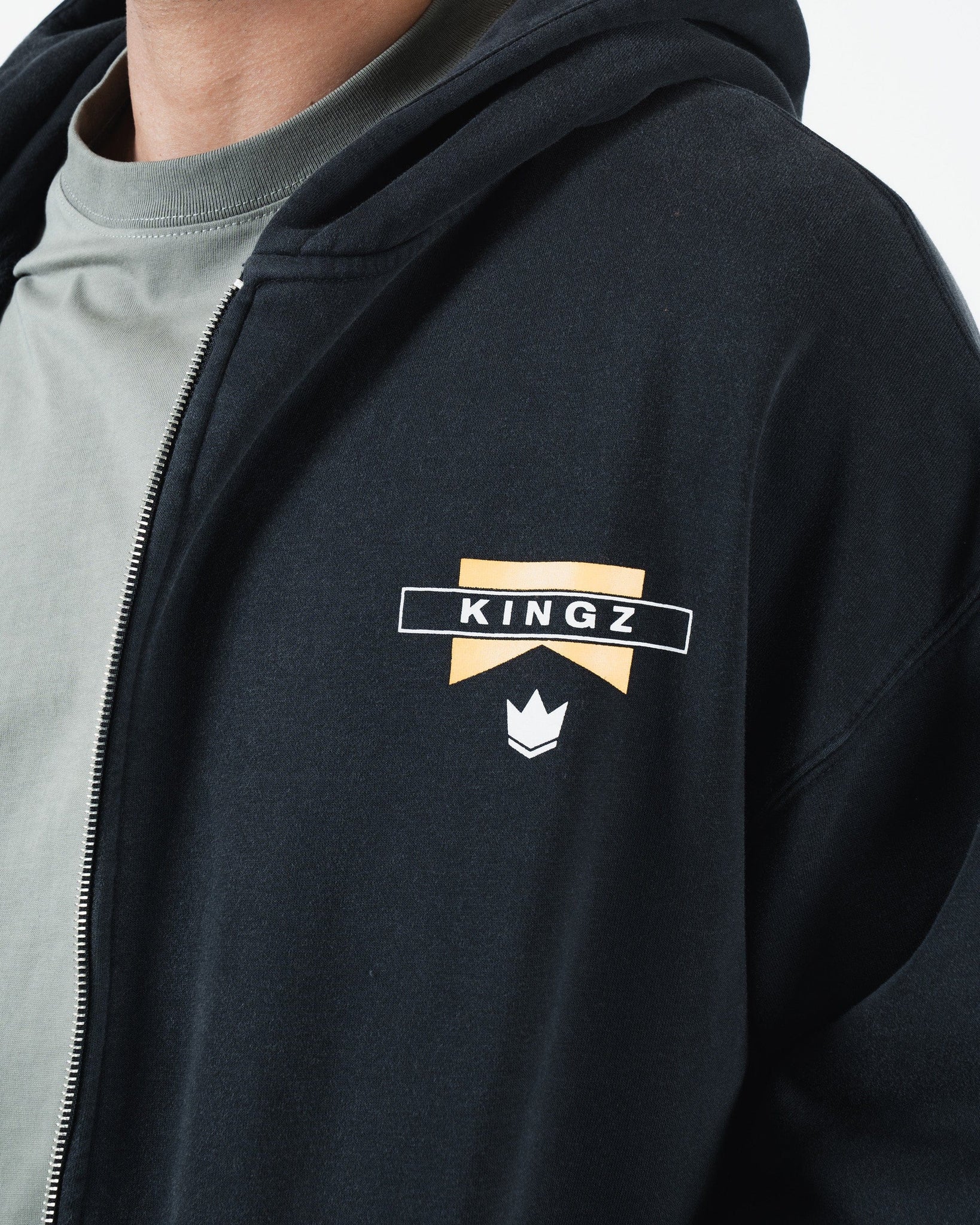Flag Zip Up Hoodie