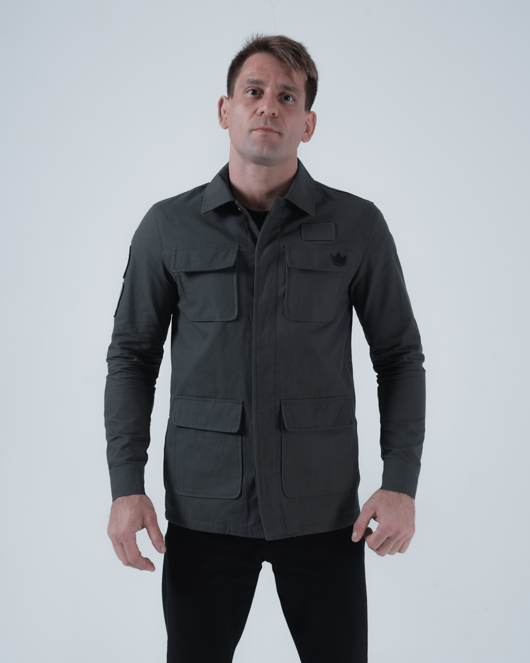Born to Rule Canvas Jacket - Military Green