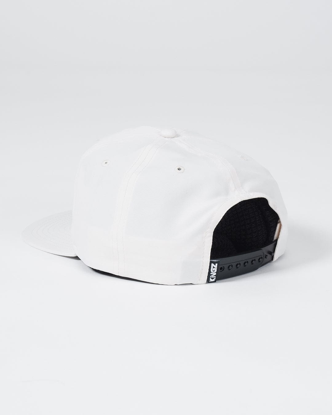 Crown Patch 5-Panel Strapback Hat - Natural