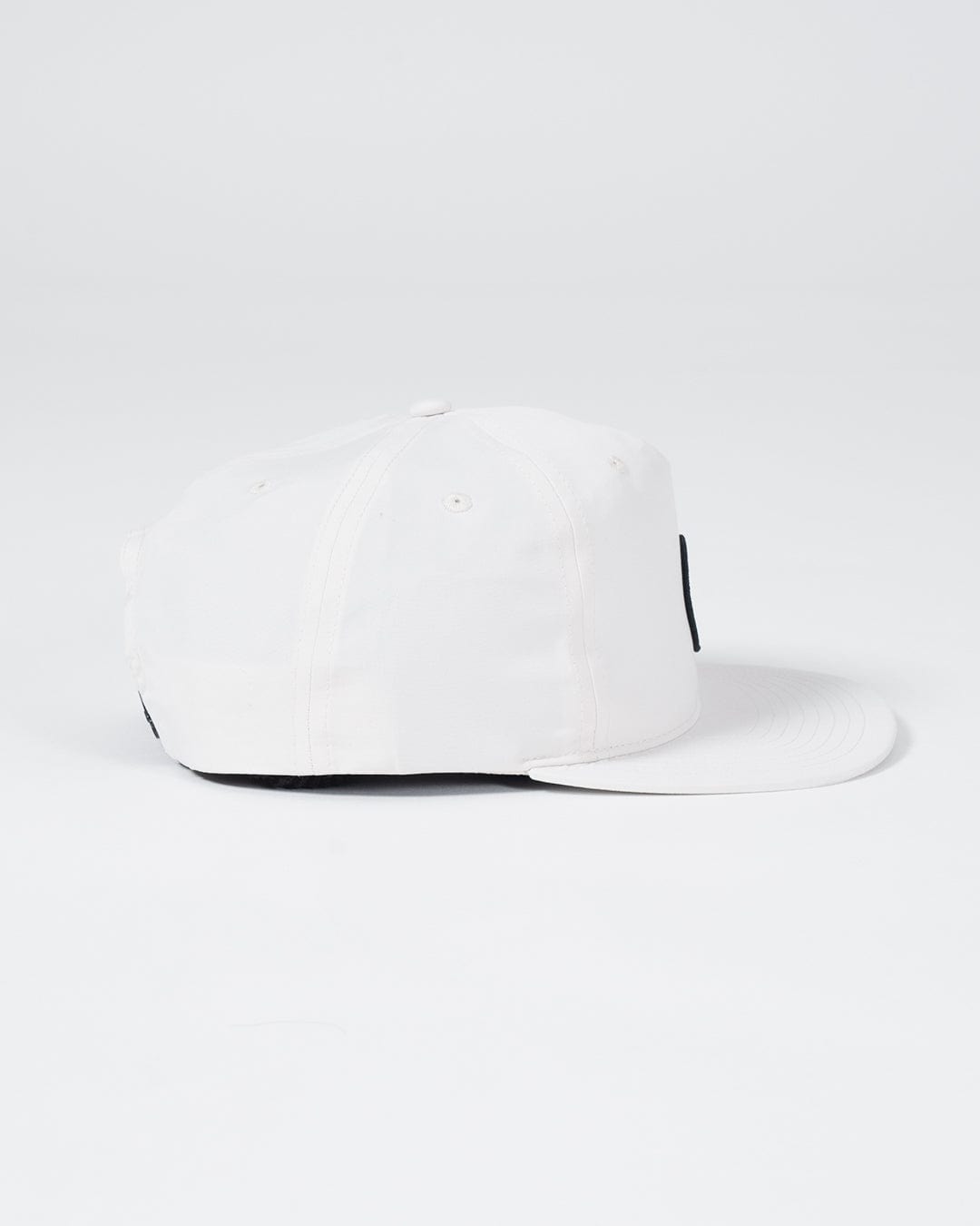 Crown Patch 5-Panel Strapback Hat - Natural