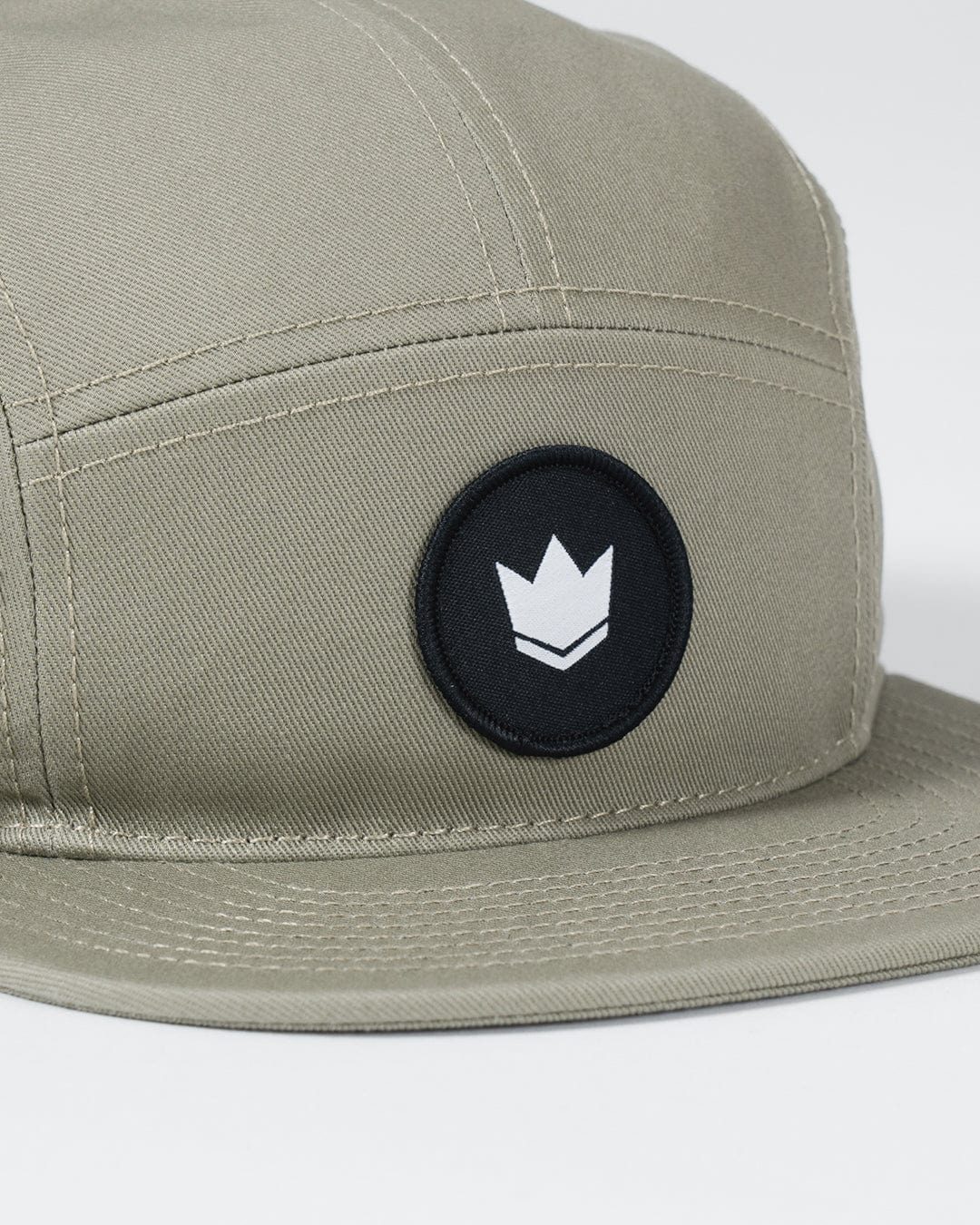 Kingz Crown Patch Strapback Hat - Sage Green