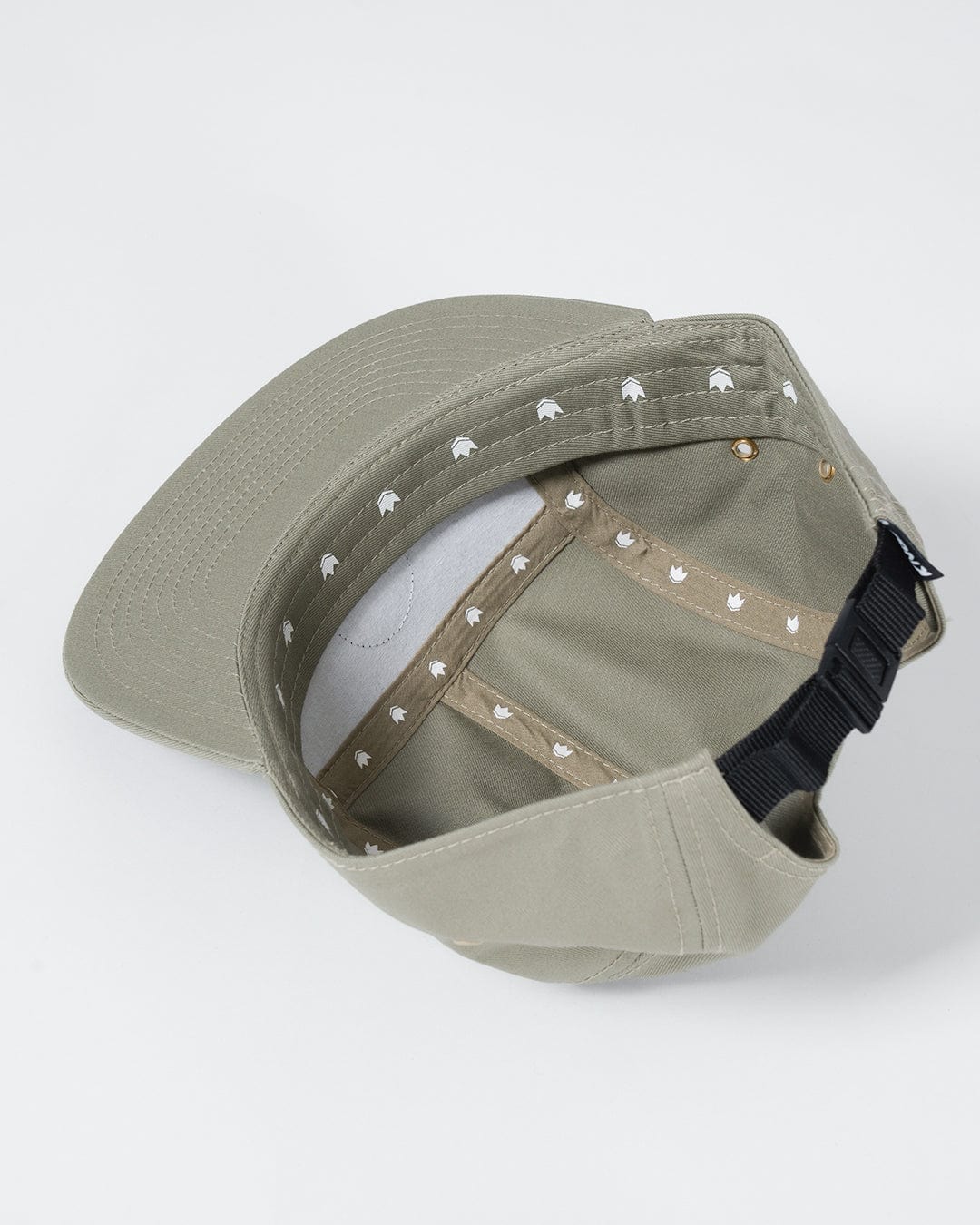 Kingz Crown Patch Strapback Hat - Sage Green