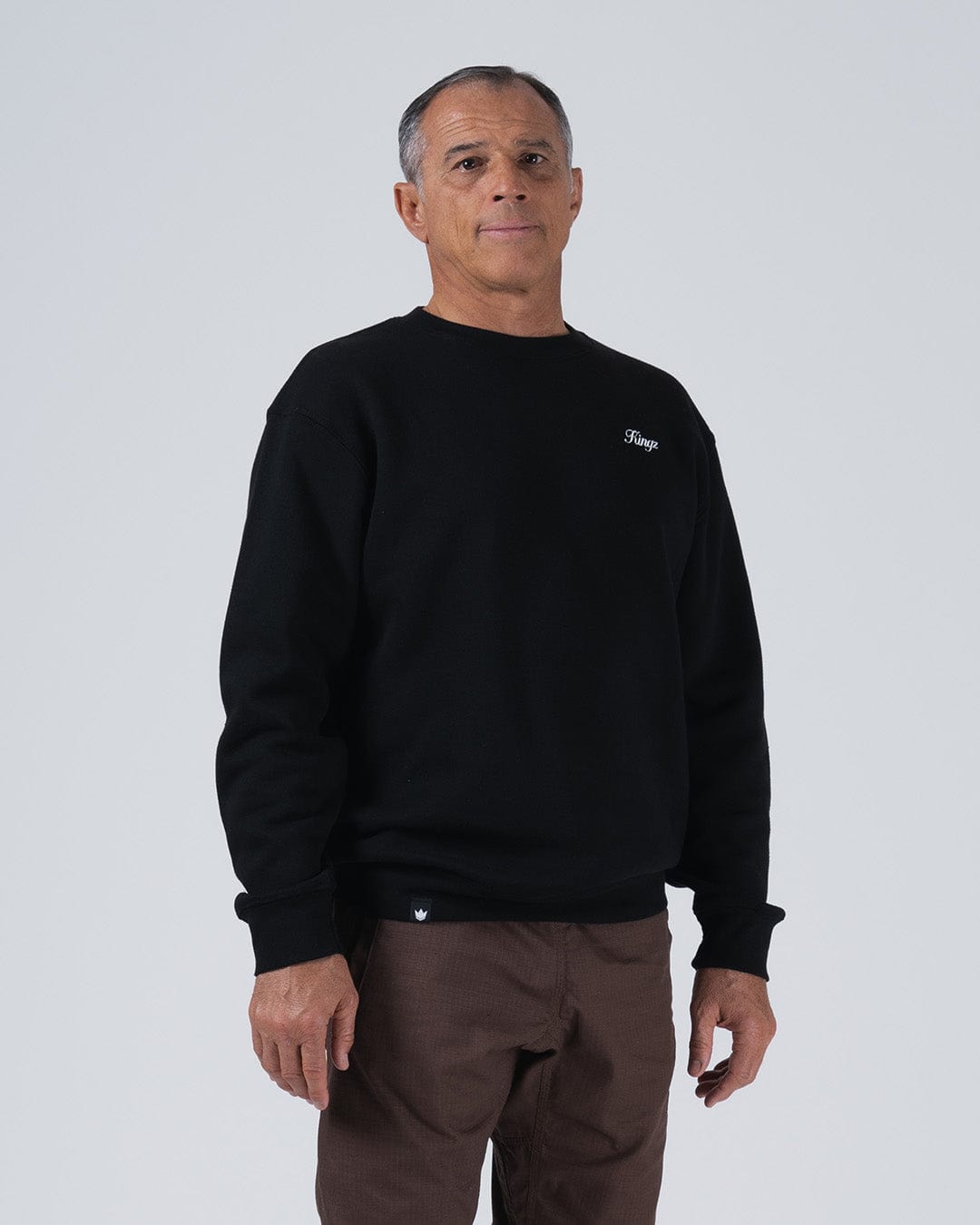 Felpa girocollo da uomo Kingz Script