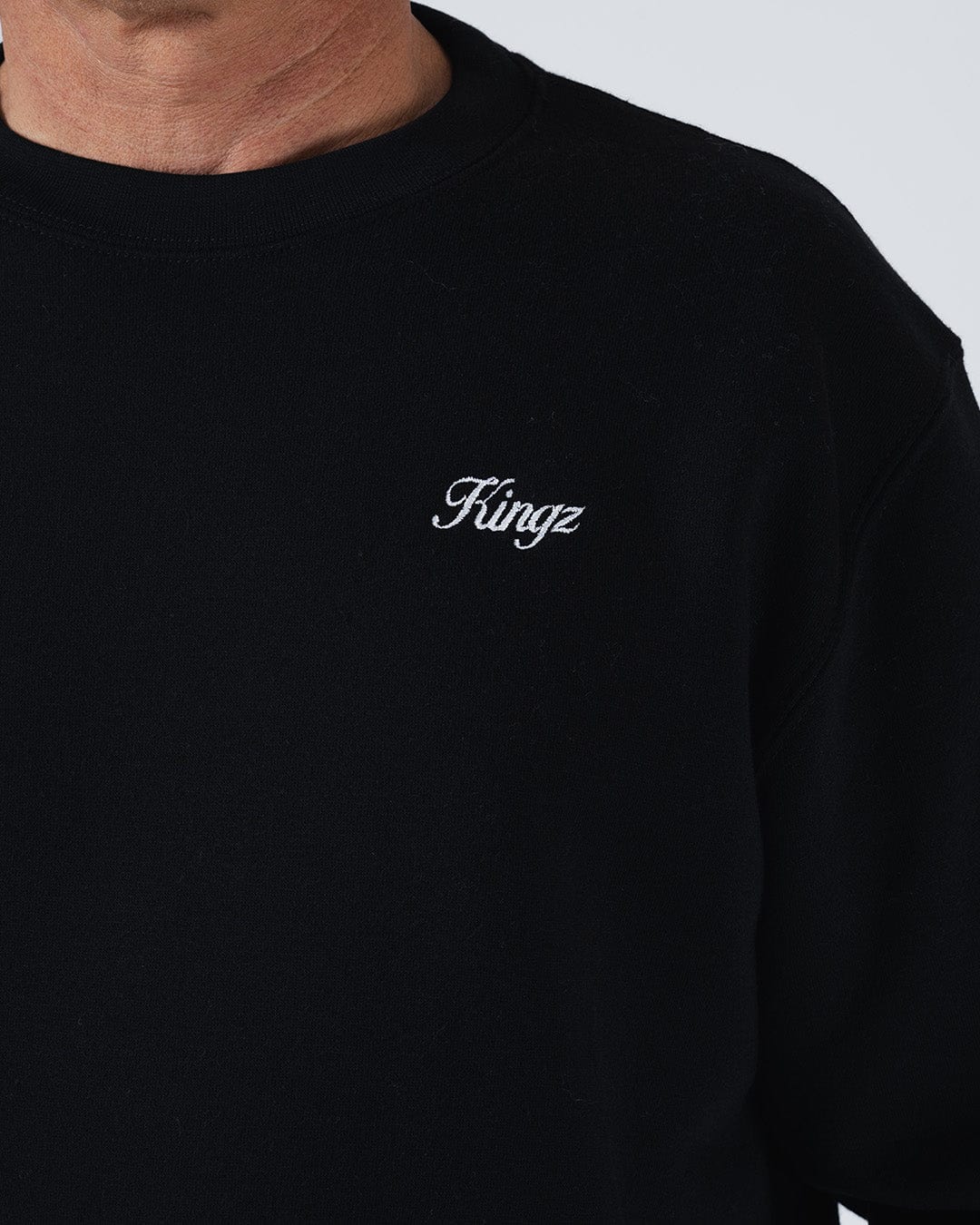 Felpa girocollo da uomo Kingz Script