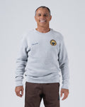Jiu Jitsu Club Crewneck Streetwear Kingz XS Light Gray