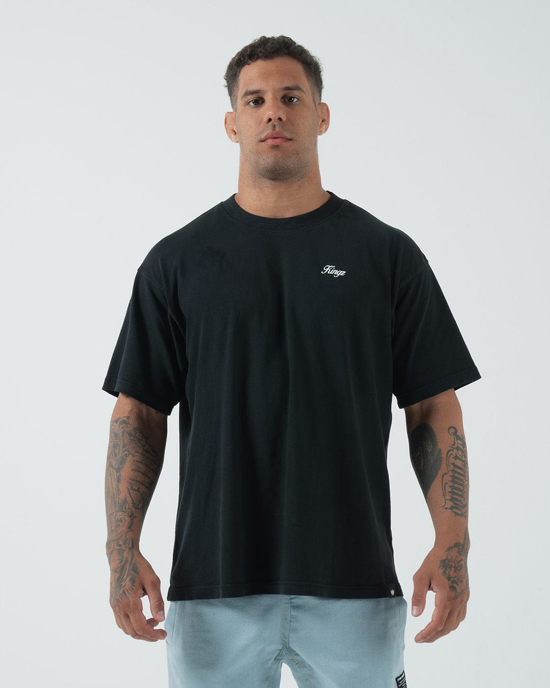 Script Tee - Black