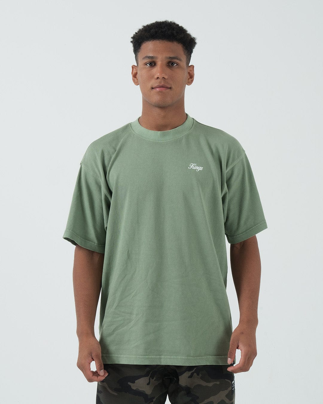 Script Tee - Green