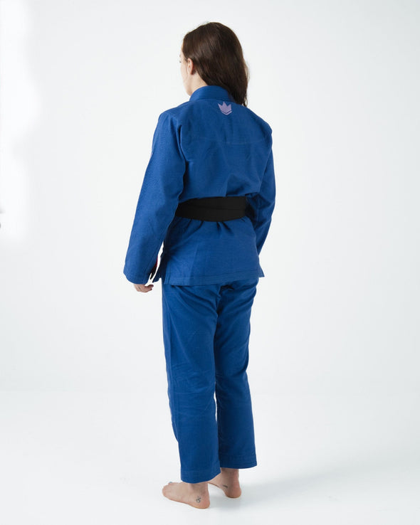 The ONE Womens Jiu Jitsu Gi - Blu/Lavanda - Cintura bianca GRATUITA