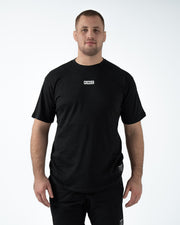 Slant Bar Tee Streetwear Kingz XS Black