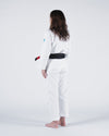 The ONE Womens Jiu Jitsu Gi - White/Sky Blue - Bílý pásek ZDARMA
