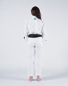 The ONE Womens Jiu Jitsu Gi - White/Sky Blue - Cintura bianca GRATUITA