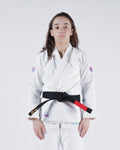 Empowered Womens Jiu Jitsu Gi - White Kimonos Kingz F0 White
