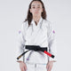 Empowered Womens Jiu Jitsu Gi - White Kimonos Kingz F0 White
