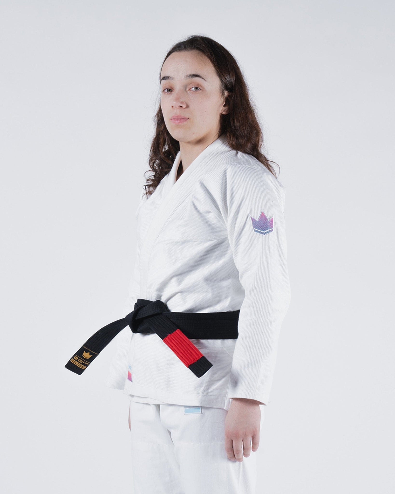 Posílené dámské Jiu Jitsu Gi – bílá