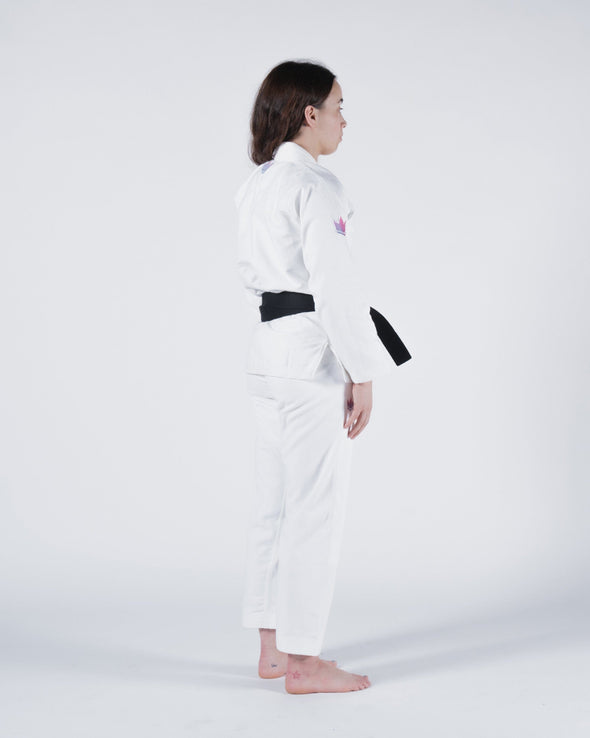 Jiu Jitsu Gi da donna potenziato - bianco