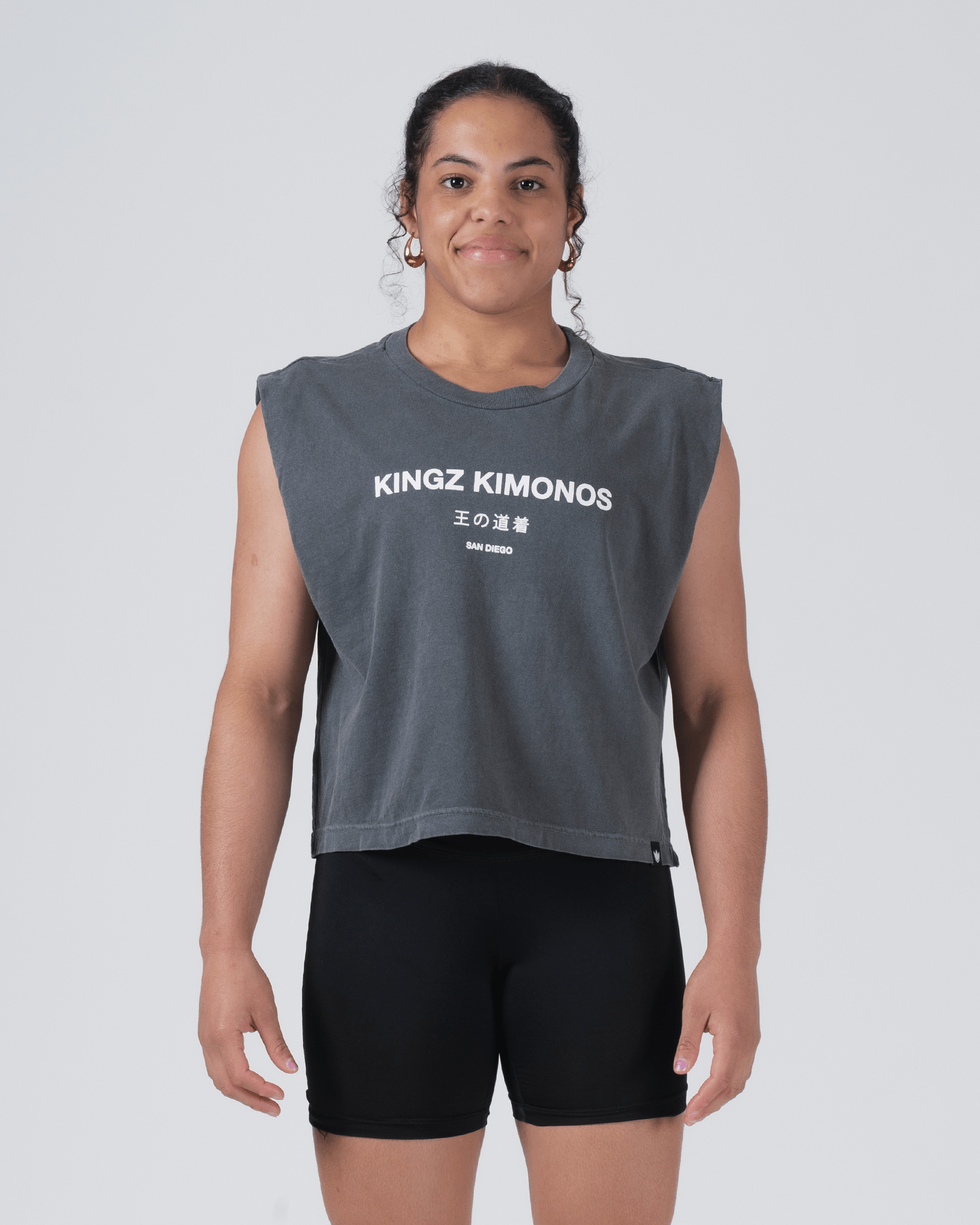 HQ  Women's Crop Tank - Black