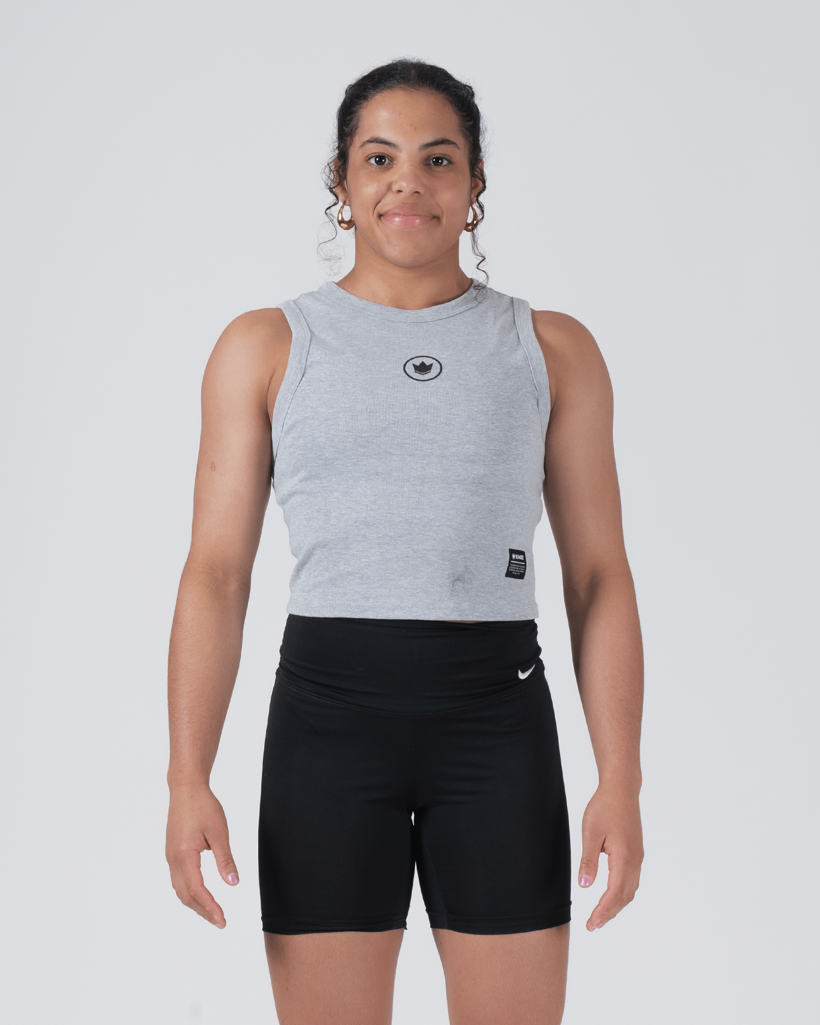 Kore Women's Crop Tank - Grey