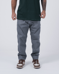 Casual Rip Stop Gi Pant - Grey Jiu Jitsu Gear Kingz