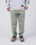 Casual Rip Stop Gi Pant - Sage Jiu Jitsu Gear Kingz A00 Sage