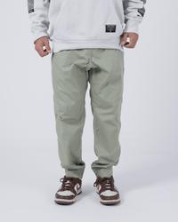 Casual Rip Stop Gi Pant - Sage Jiu Jitsu Gear Kingz A00 Sage