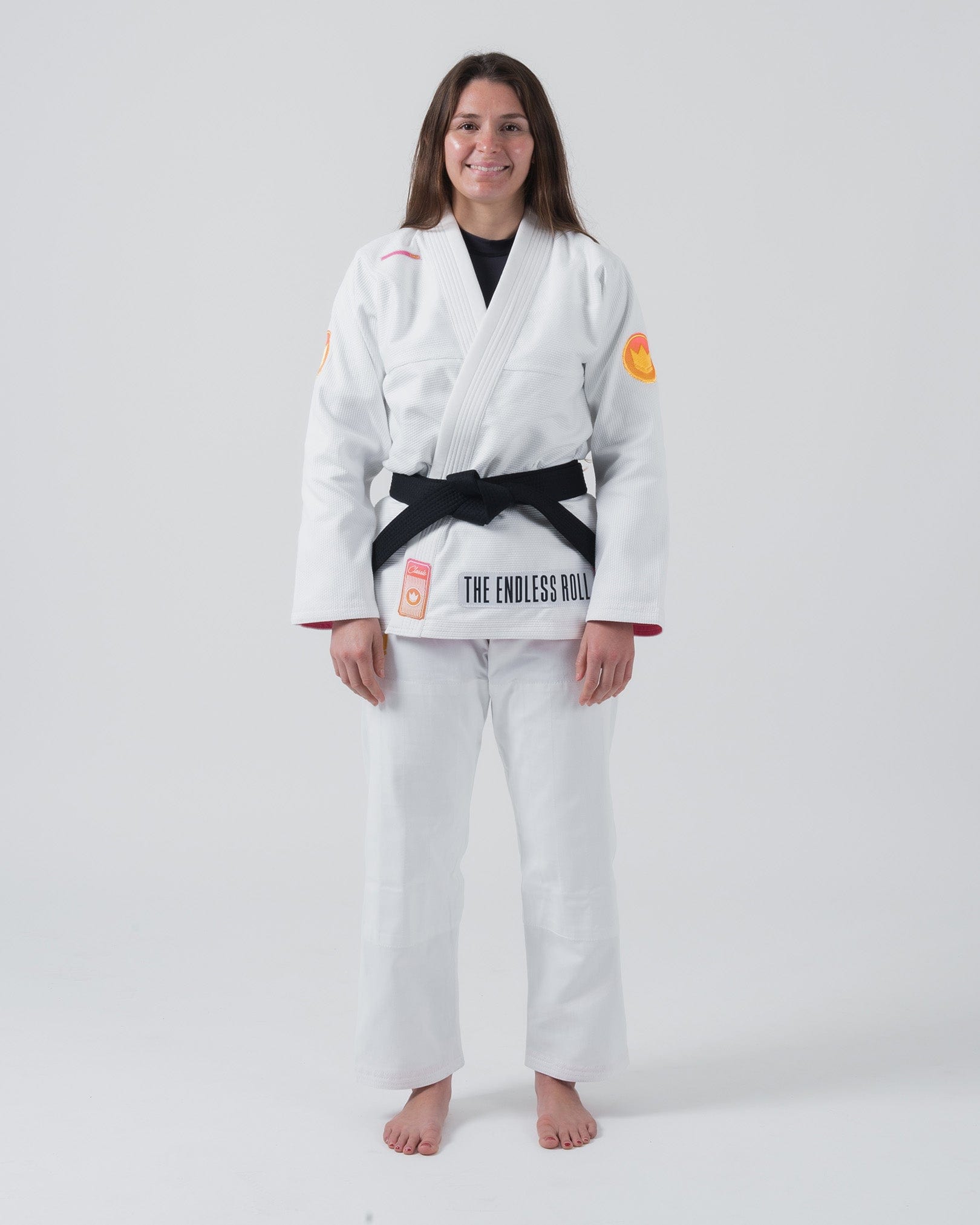 Endless Roll Womens Jiu Jitsu Gi - White (F0 only)