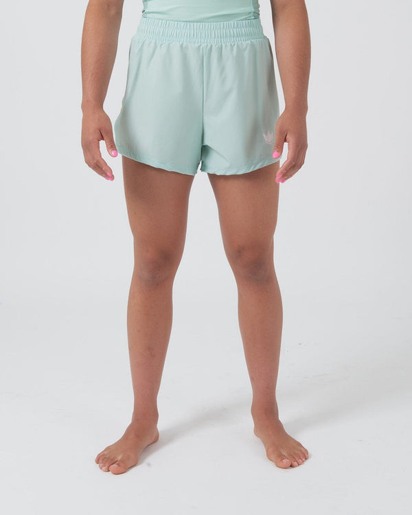 Kingz Hybrid Women's Grappling Shorts - Terra Green