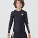 Kore V2 Youth L/S Rashguard No-Gi & Compression Kingz XS Black